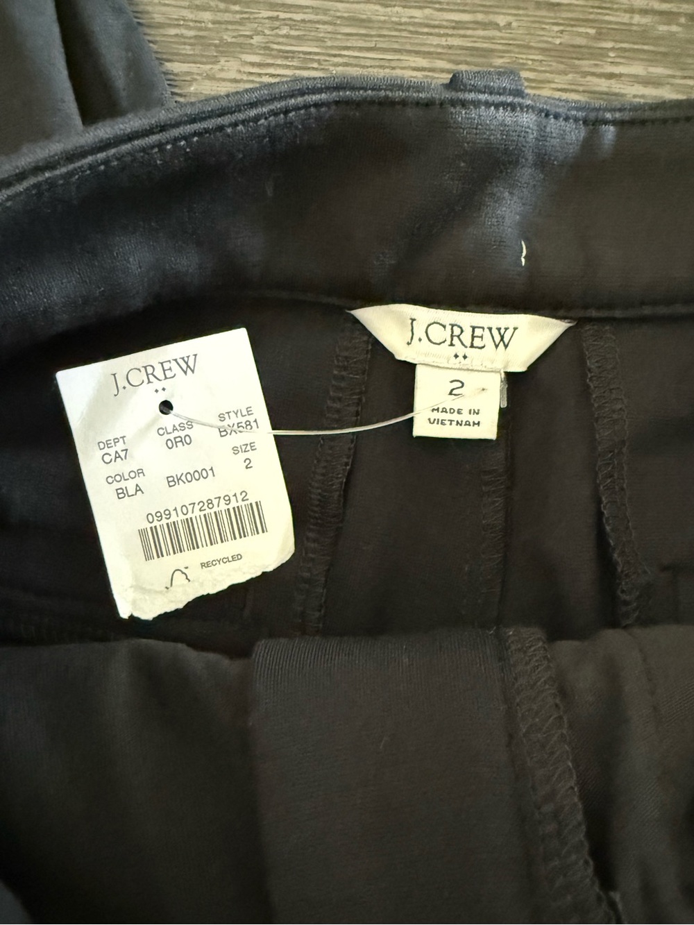 J. Crew Wide-leg Ponte Pant size 2 - Picture 5 of 7